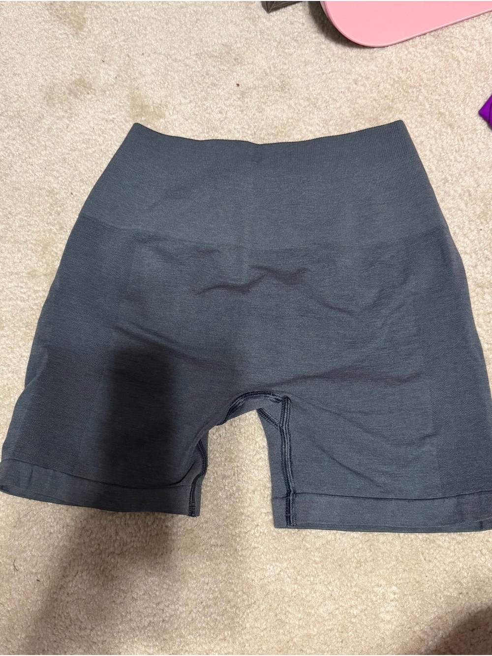 Alphalete Black High-Rise Bike Shorts